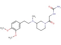 N-(2-{3-[[2-(3,4-dimethoxyphenyl)ethyl](methyl)amino]-1-piperidinyl}-2-oxoethyl)urea