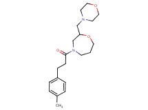 4-[3-(4-methylphenyl)propanoyl]-2-(morpholin-4-ylmethyl)-1,4-oxazepane