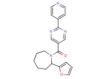 2-(2-furyl)-1-[(2-pyridin-4-ylpyrimidin-5-yl)carbonyl]azepane