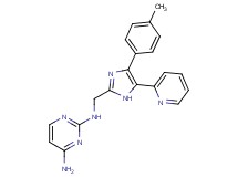 N~2~-{[4-(4-methylphenyl)-5-pyridin-2-yl-1H-imidazol-2-yl]methyl}pyrimidine-2,4-diamine