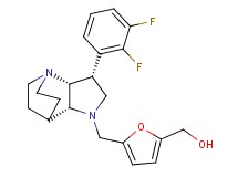 (5-{[(3R*,3aR*,7aR*)-3-(2,3-difluorophenyl)hexahydro-4,7-ethanopyrrolo[3,2-b]pyridin-1(2H)-yl]methyl}-2-furyl)methanol