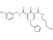 N-butyl-1-(2-furylmethyl)-N'-(3-methylbenzyl)-4-oxo-1,4-dihydro-3,5-pyridinedicarboxamide