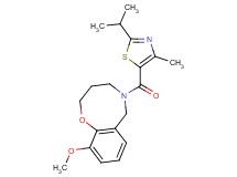 5-[(2-isopropyl-4-methyl-1,3-thiazol-5-yl)carbonyl]-10-methoxy-3,4,5,6-tetrahydro-2H-1,5-benzoxazocine