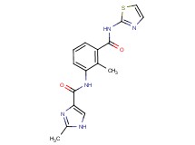 2-methyl-N-{2-methyl-3-[(1,3-thiazol-2-ylamino)carbonyl]phenyl}-1H-imidazole-4-carboxamide
