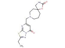 8-[(2-ethyl-5-oxo-5H-[1,3,4]thiadiazolo[3,2-a]pyrimidin-7-yl)methyl]-1-oxa-3,8-diazaspiro[4.6]undecan-2-one