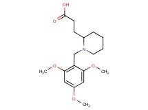 3-[1-(2,4,6-trimethoxybenzyl)piperidin-2-yl]propanoic acid