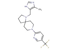 1-[(4-methyl-1H-imidazol-5-yl)methyl]-8-[5-(trifluoromethyl)-2-pyridinyl]-1,8-diazaspiro[4.5]decane