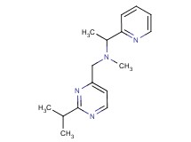 N-[(2-isopropylpyrimidin-4-yl)methyl]-N-methyl-1-pyridin-2-ylethanamine