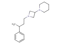 1-[1-(3-phenylbutyl)azetidin-3-yl]piperidine
