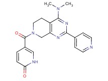 5-{[4-(dimethylamino)-2-(4-pyridinyl)-5,8-dihydropyrido[3,4-d]pyrimidin-7(6H)-yl]carbonyl}-2(1H)-pyridinone
