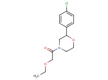 2-(4-chlorophenyl)-4-(ethoxyacetyl)morpholine