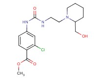 methyl 2-chloro-4-{[({2-[2-(hydroxymethyl)piperidin-1-yl]ethyl}amino)carbonyl]amino}benzoate