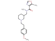 N-({1-[2-(4-methoxyphenyl)ethyl]piperidin-3-yl}methyl)-N,5-dimethyl-1,3-oxazole-4-carboxamide