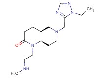 rel-(4aS,8aR)-6-[(1-ethyl-1H-1,2,4-triazol-5-yl)methyl]-1-[2-(methylamino)ethyl]octahydro-1,6-naphthyridin-2(1H)-one dihydrochloride