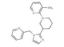 3-methyl-2-{3-[1-(2-pyridinylmethyl)-1H-imidazol-2-yl]-1-piperidinyl}pyridine