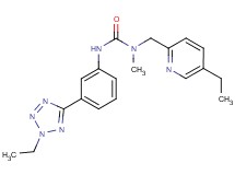 N-[(5-ethylpyridin-2-yl)methyl]-N'-[3-(2-ethyl-2H-tetrazol-5-yl)phenyl]-N-methylurea