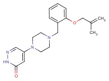 5-(4-{2-[(2-methylprop-2-en-1-yl)oxy]benzyl}piperazin-1-yl)pyridazin-3(2H)-one