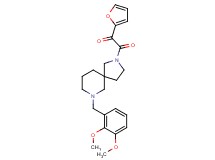 2-[7-(2,3-dimethoxybenzyl)-2,7-diazaspiro[4.5]dec-2-yl]-1-(2-furyl)-2-oxoethanone