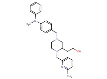 2-{4-{4-[methyl(phenyl)amino]benzyl}-1-[(6-methyl-2-pyridinyl)methyl]-2-piperazinyl}ethanol