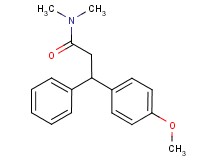 3-(4-methoxyphenyl)-N,N-dimethyl-3-phenylpropanamide