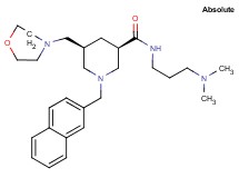 (3R,5S)-N-[3-(dimethylamino)propyl]-5-(4-morpholinylmethyl)-1-(2-naphthylmethyl)-3-piperidinecarboxamide