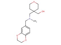 (4-{[(2,3-dihydro-1,4-benzodioxin-6-ylmethyl)(methyl)amino]methyl}tetrahydro-2H-pyran-4-yl)methanol