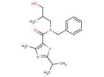N-benzyl-N-(3-hydroxy-2-methylpropyl)-2-isopropyl-4-methyl-1,3-thiazole-5-carboxamide