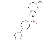 5-methyl-2-[(4-pyridin-4-yl-1,4-diazepan-1-yl)carbonyl]-5,6,7,8-tetrahydro-4H-pyrazolo[1,5-a][1,4]diazepine