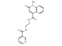 1-methyl-2-oxo-N-{2-[(pyridin-3-ylcarbonyl)amino]ethyl}-1,2-dihydroquinoline-4-carboxamide