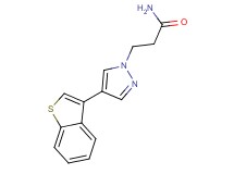 3-[4-(1-benzothien-3-yl)-1H-pyrazol-1-yl]propanamide