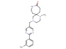 1-methyl-4-{[2-(3-methylphenyl)pyrimidin-5-yl]methyl}-1,4,9-triazaspiro[5.6]dodecan-10-one