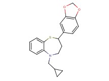 2-(1,3-benzodioxol-5-yl)-5-(cyclopropylmethyl)-2,3,4,5-tetrahydro-1,5-benzothiazepine