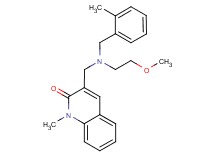 3-{[(2-methoxyethyl)(2-methylbenzyl)amino]methyl}-1-methylquinolin-2(1H)-one