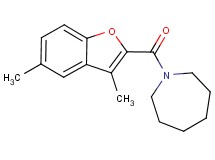 1-[(3,5-dimethyl-1-benzofuran-2-yl)carbonyl]azepane