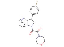 (2R*,3R*,6R*)-3-(4-fluorophenyl)-5-[morpholin-4-yl(oxo)acetyl]-1,5-diazatricyclo[5.2.2.0~2,6~]undecane