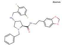 (4R)-N-[2-(1,3-benzodioxol-5-yl)ethyl]-1-benzyl-4-[(2,5-difluorobenzyl)amino]-L-prolinamide