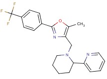 2-[1-({5-methyl-2-[4-(trifluoromethyl)phenyl]-1,3-oxazol-4-yl}methyl)-2-piperidinyl]pyridine