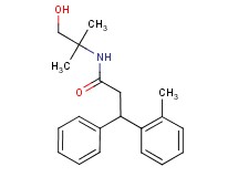 N-(2-hydroxy-1,1-dimethylethyl)-3-(2-methylphenyl)-3-phenylpropanamide