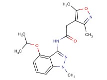 2-(3,5-dimethylisoxazol-4-yl)-N-(4-isopropoxy-1-methyl-1H-indazol-3-yl)acetamide