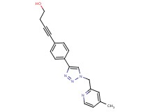 4-(4-{1-[(4-methylpyridin-2-yl)methyl]-1H-1,2,3-triazol-4-yl}phenyl)but-3-yn-1-ol
