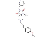 8-[(2E)-3-(4-methoxyphenyl)-2-propen-1-yl]-1-methyl-3-(3-pyridinylmethyl)-1,3,8-triazaspiro[4.5]decane-2,4-dione