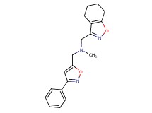 N-methyl-1-(3-phenylisoxazol-5-yl)-N-(4,5,6,7-tetrahydro-1,2-benzisoxazol-3-ylmethyl)methanamine