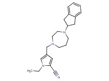 4-{[4-(2,3-dihydro-1H-inden-2-yl)-1,4-diazepan-1-yl]methyl}-1-ethyl-1H-pyrrole-2-carbonitrile