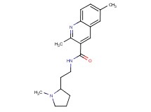 2,6-dimethyl-N-[2-(1-methylpyrrolidin-2-yl)ethyl]quinoline-3-carboxamide