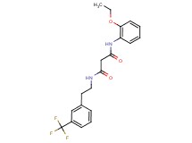 N-(2-ethoxyphenyl)-N'-{2-[3-(trifluoromethyl)phenyl]ethyl}malonamide