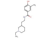 N-[2-(1-ethylpiperidin-3-yl)ethyl]-4-hydroxy-3-methylbenzamide