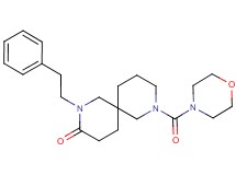 8-(morpholin-4-ylcarbonyl)-2-(2-phenylethyl)-2,8-diazaspiro[5.5]undecan-3-one
