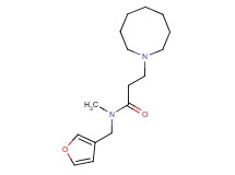 3-azocan-1-yl-N-(3-furylmethyl)-N-methylpropanamide