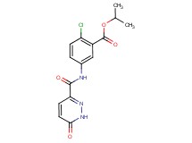 isopropyl 2-chloro-5-{[(6-oxo-1,6-dihydropyridazin-3-yl)carbonyl]amino}benzoate