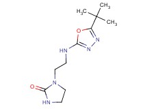 1-{2-[(5-tert-butyl-1,3,4-oxadiazol-2-yl)amino]ethyl}imidazolidin-2-one